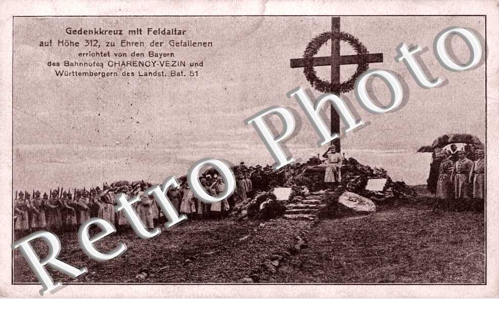GeldenKkreuz mit Feldaltar - feldpostkarte