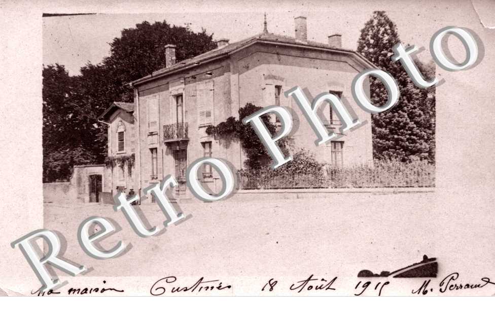 ma maison 18 aout 1919 M. Perraud