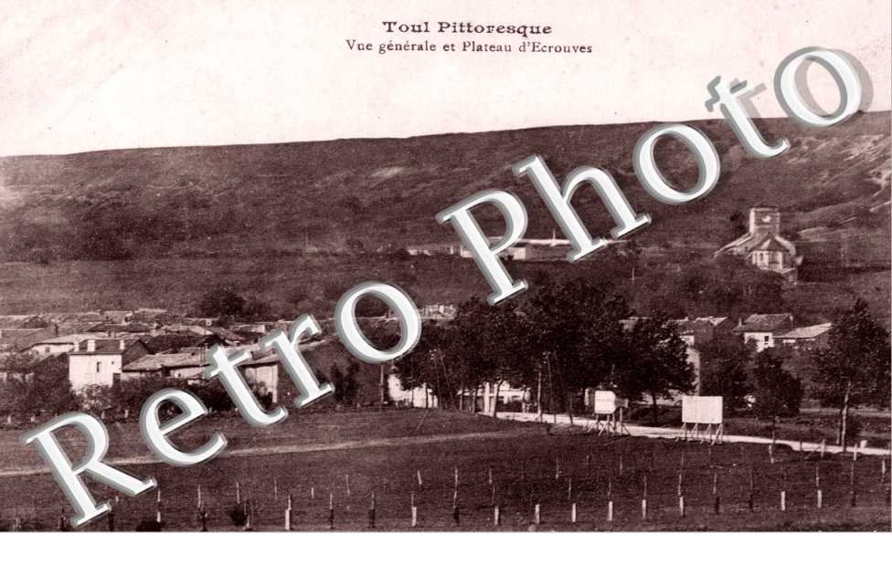 Vue generale et plateau d'Ecrouves