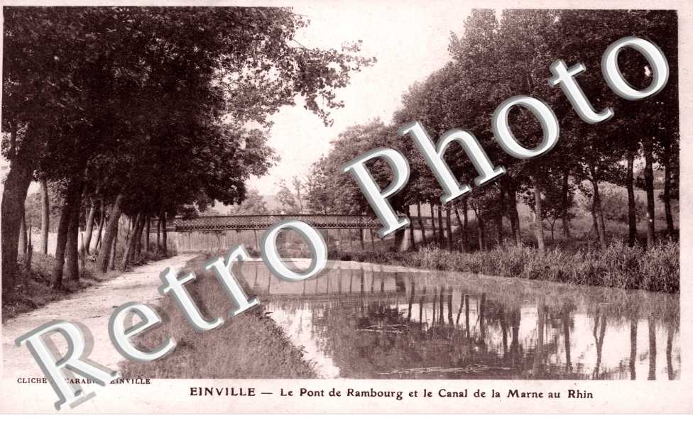 le pont de Rambourg et le canal