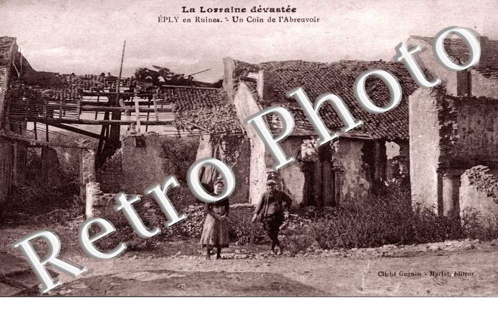 Un coin de l'Abreuvoir en ruines