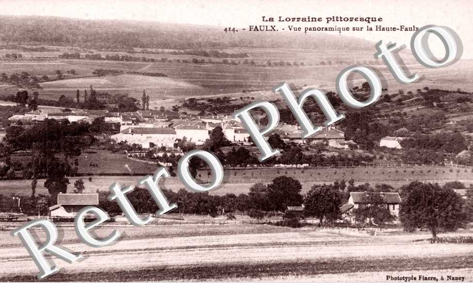 Vue panaoramique sur la Haute Faulx