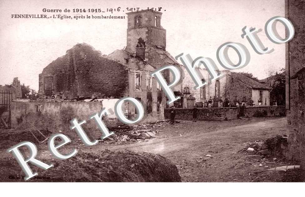l'Eglise apres le bombardement