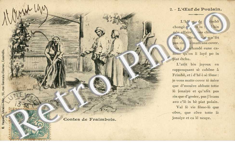 Contes, l'Oeuf et le Poulain
