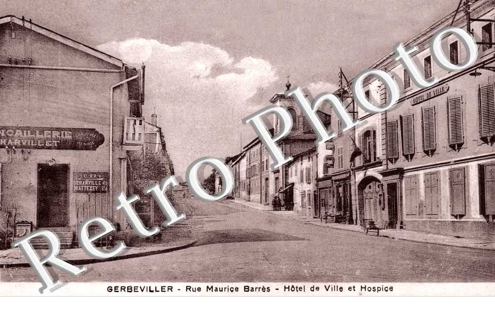 rue Maurice barres  Hotel de ville