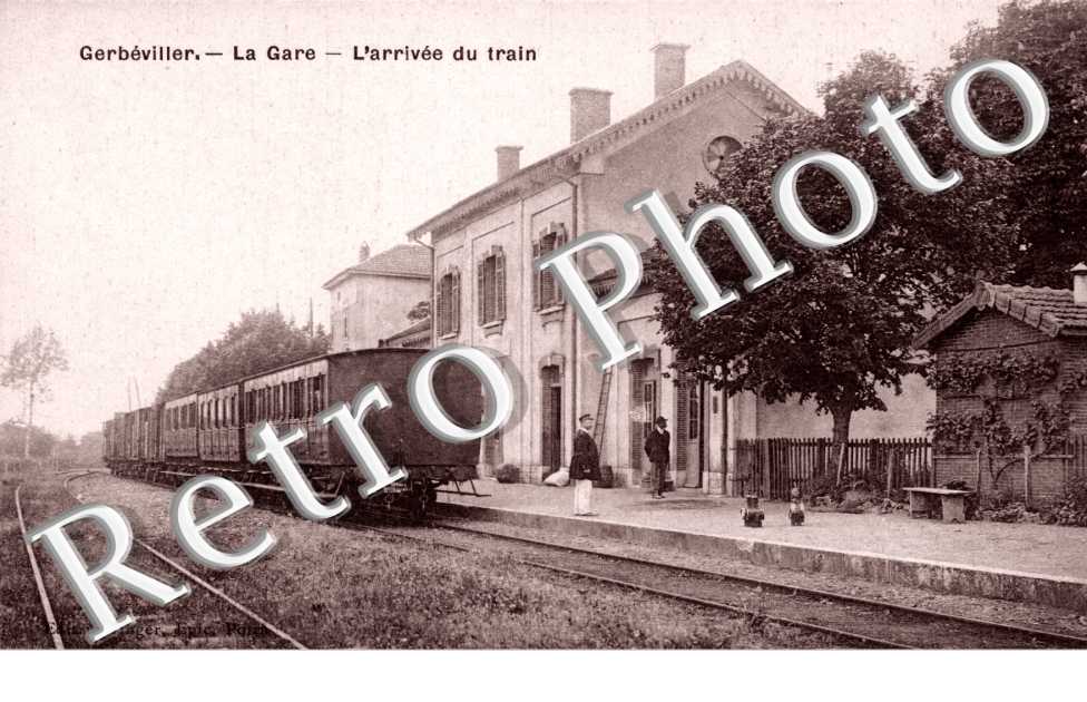 l'arrivee du train