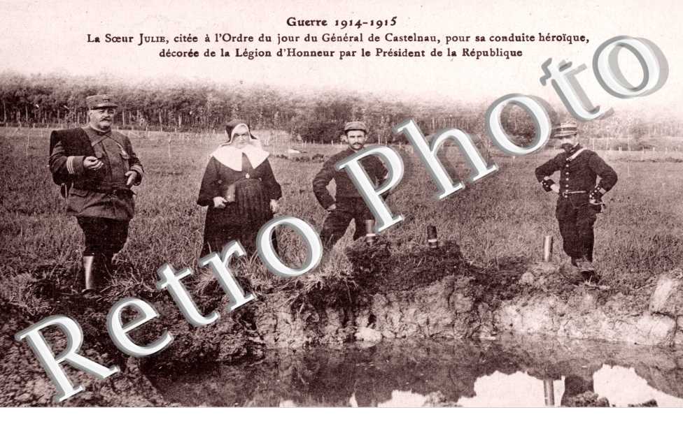 la Soeur Julie citee a l'Ordre du Jour du General de Castelnau