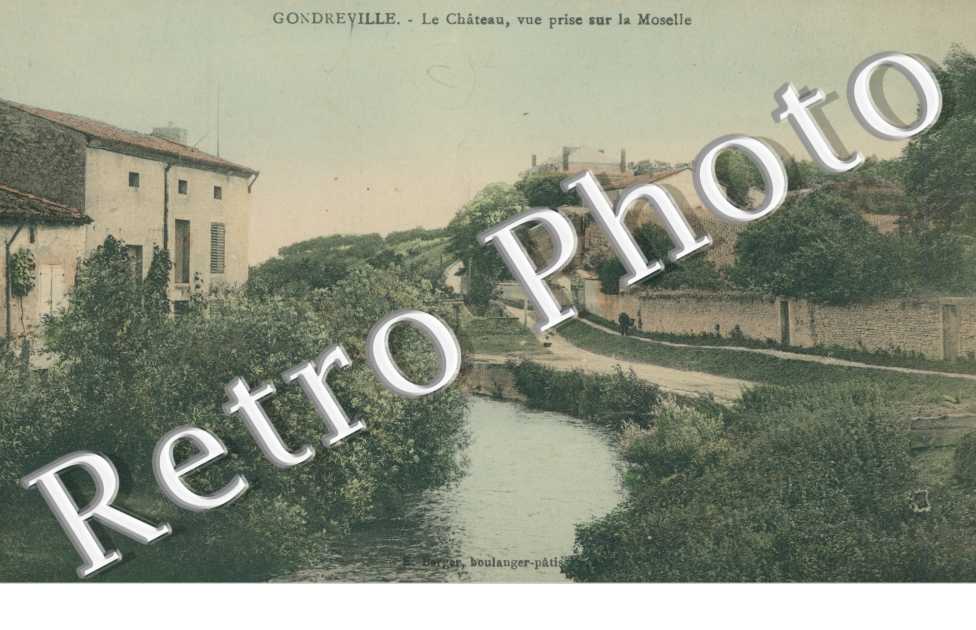 Le Chateau vue prise sur la Moselle