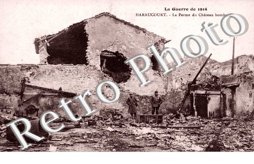 La ferme du Chateau bombardee