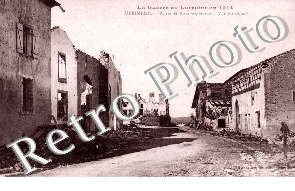 la ville apres le bombardement, vue interieure