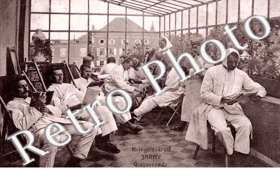 Kriegslazarett Jarny Glasveranda