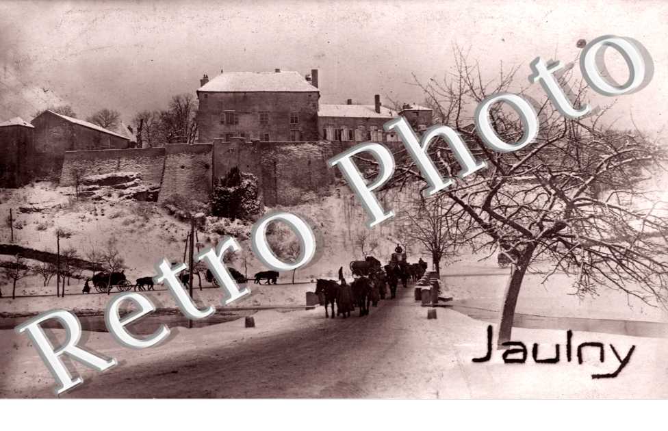 ( le village sous la neige )