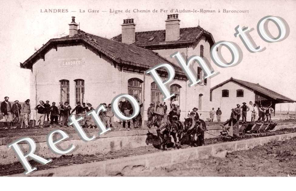 La Gare Ligne de Chemin de fer d'Audun le Roman a Baroncourt