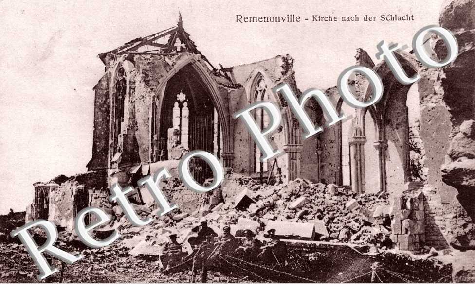 Kirche Remonoville - - feldpostkarte