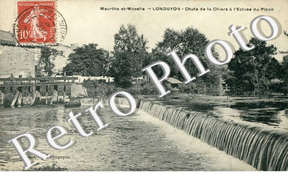 Chute de la Chiers a l'ecluse du Picon