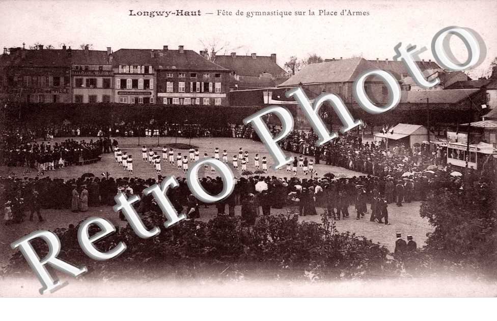 Fete de gymnastique sur la place d'Armes
