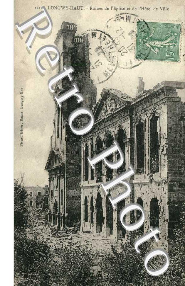 ruines de l'Eglise et de l'Hotel de Ville