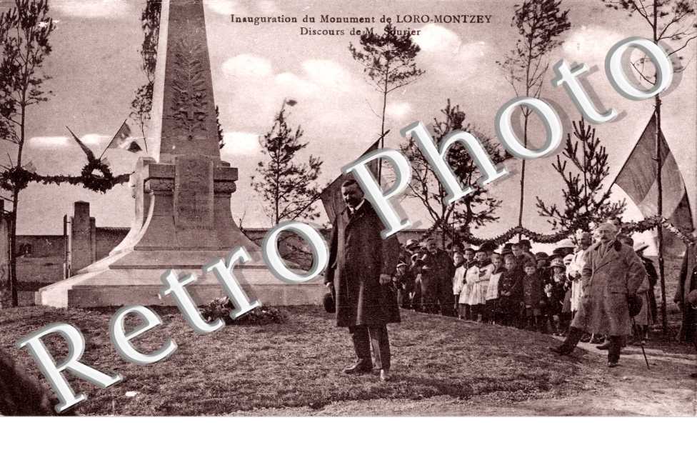 Inauguration du monument - discours de M. Sourier