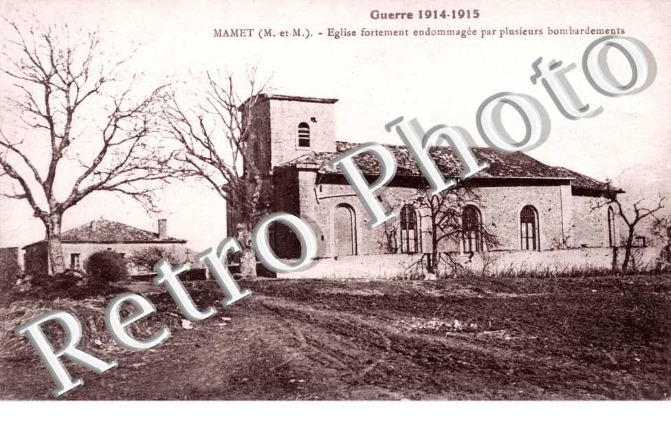 Eglise endommagee