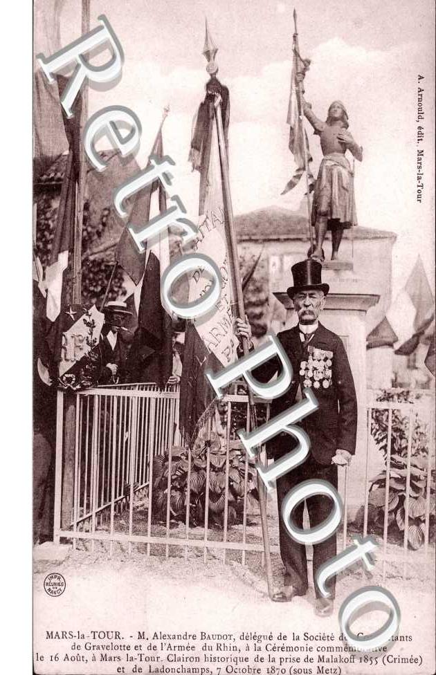 M. Baudot delegue de la societe des combattants