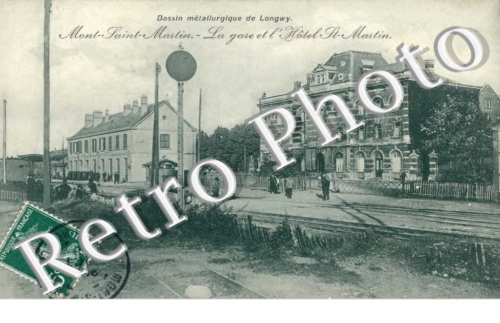 la gare et l'hotel saint martin
