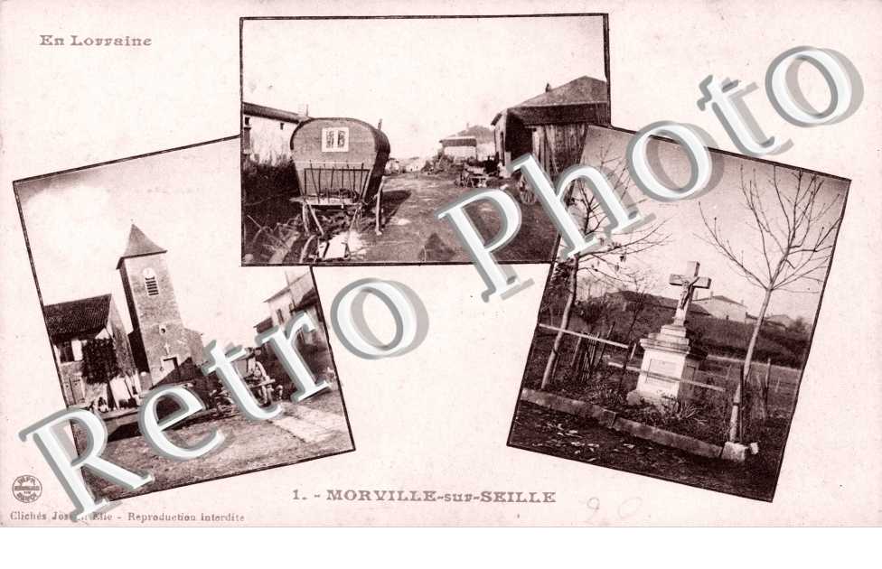 l'eglise - Une Rue - Le calvaire