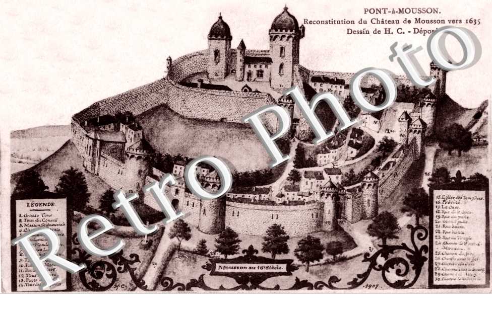 reconstitution du chateau vers 1635