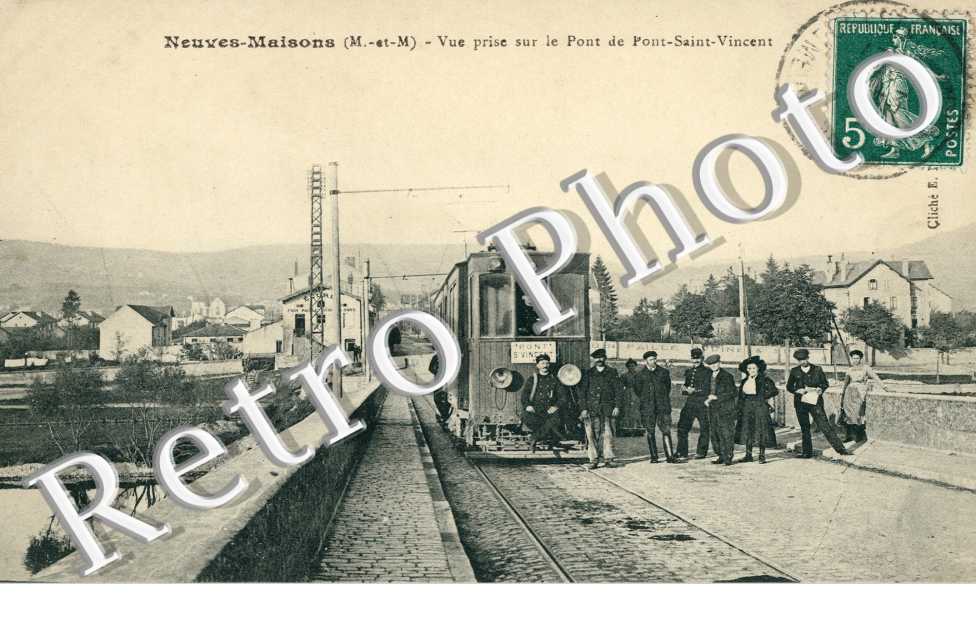 vue prise sur le pont de pont st vincent