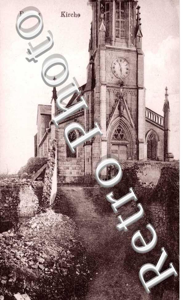 Kirche - feldpostkarte - Eglise