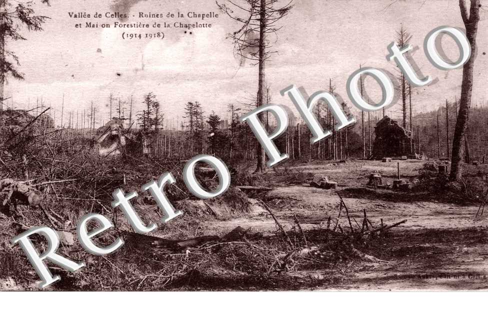 Ruines de la chapelle et maison forestiere de la chapelotte