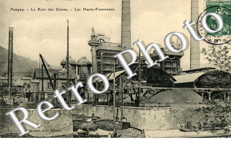 Hauts fourneaux - port des usines