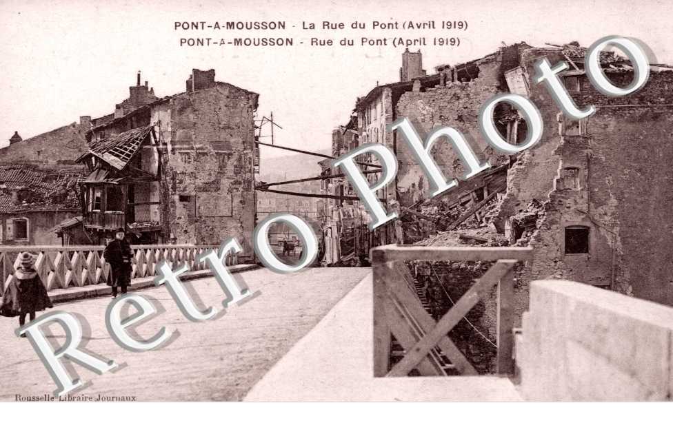 la rue du Pont (avril 1919)