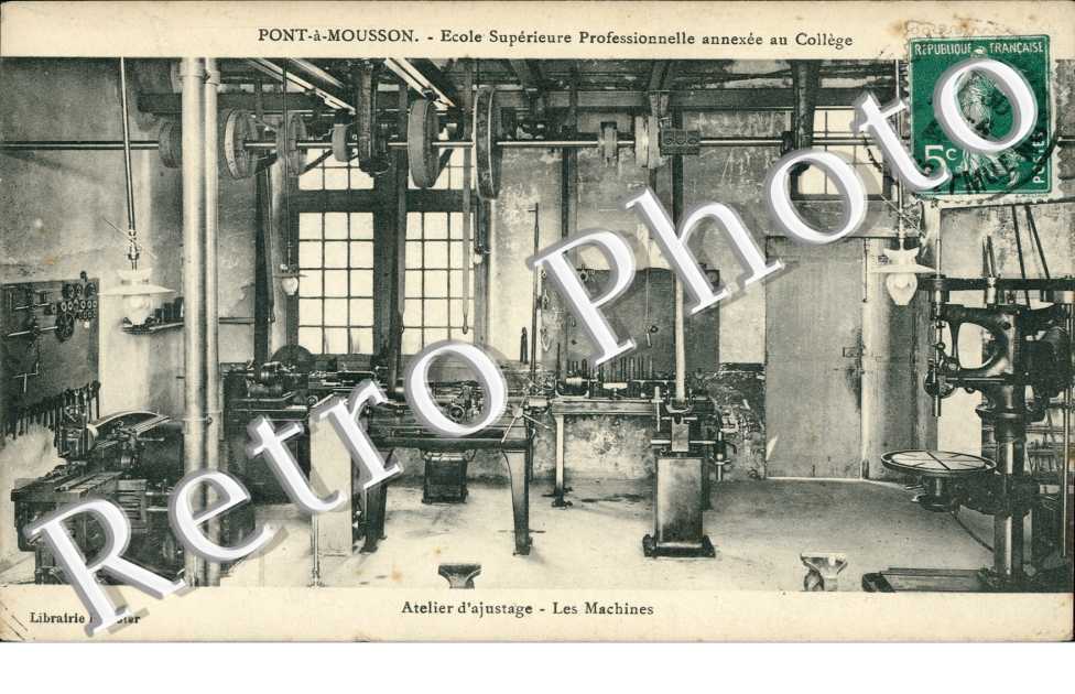 Ecole Superieure Professionnelle, Atelier d'Ajustage, les Machines