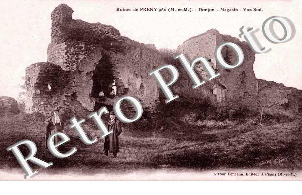 ruines de Preny, donjon, magasin, vue sud