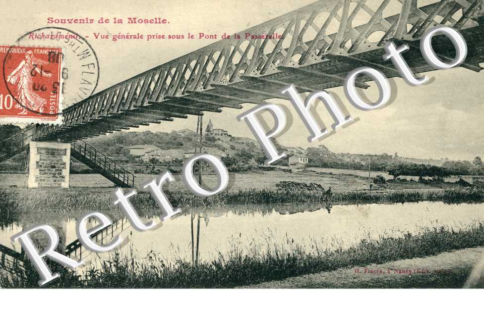 vue generale prise sous le Pont de la Passerelle
