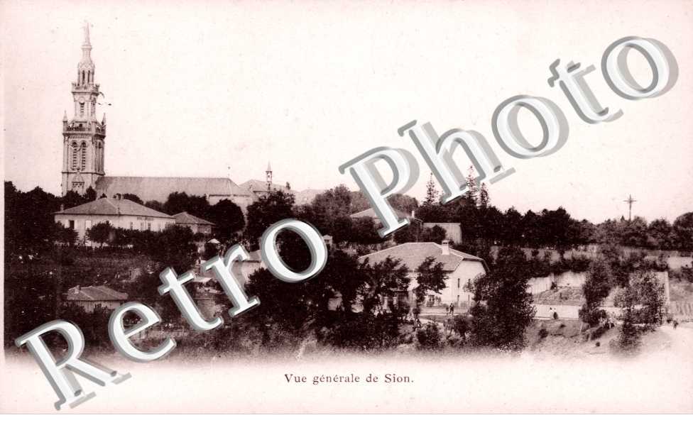 Vue generale de Sion