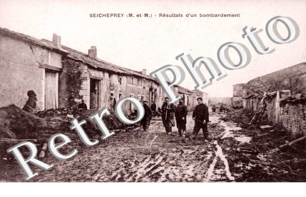 Resultats d'un bombardement