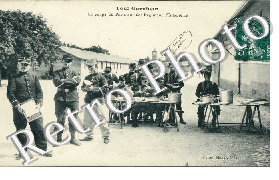 Regiment d'infanterie - soupe du poste