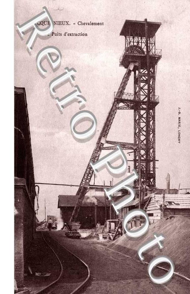 Chevalement du puits d'extraction