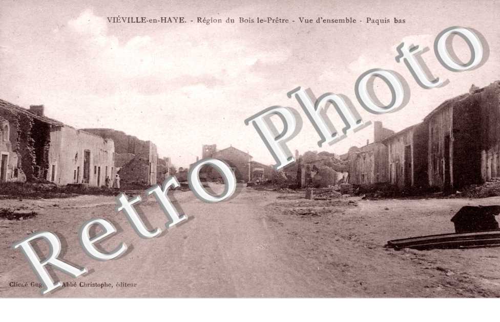 Vue d'ensemble - Region du bois le pretre apres guerre