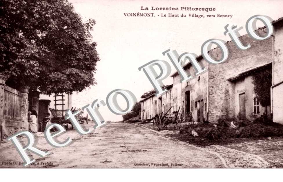 le haut du village, vers Benney