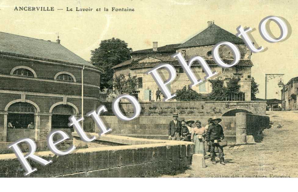 le lavoir et la fontaine - Edition des Comptoirs Francais (carte toilee couleur)