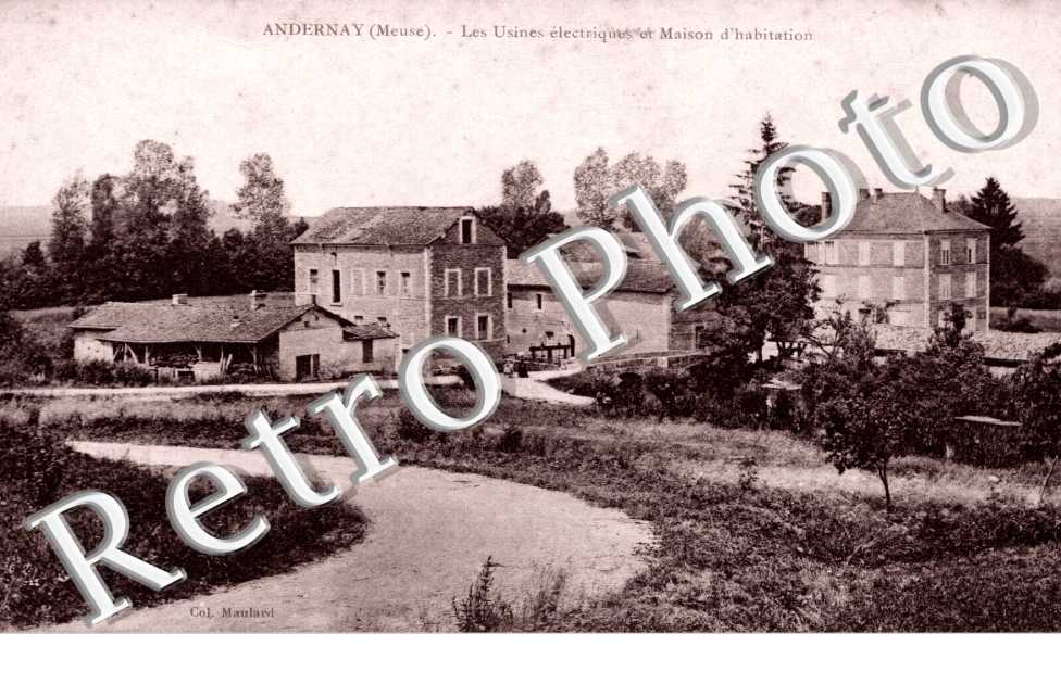 les usines electriques et maison d'habitation