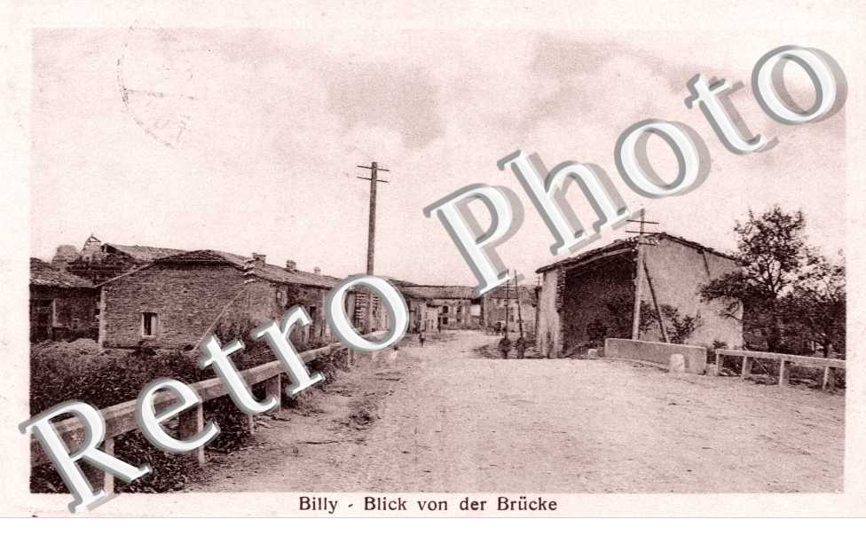 Blick von der Brucke  - feldpostkarte
