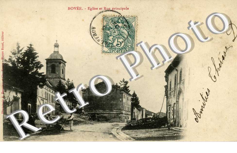 Eglise et rue principale