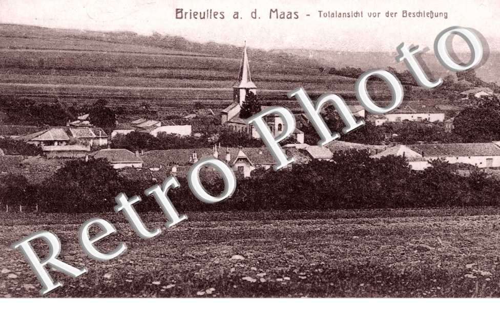 Totalansicht vor der Beschiessung