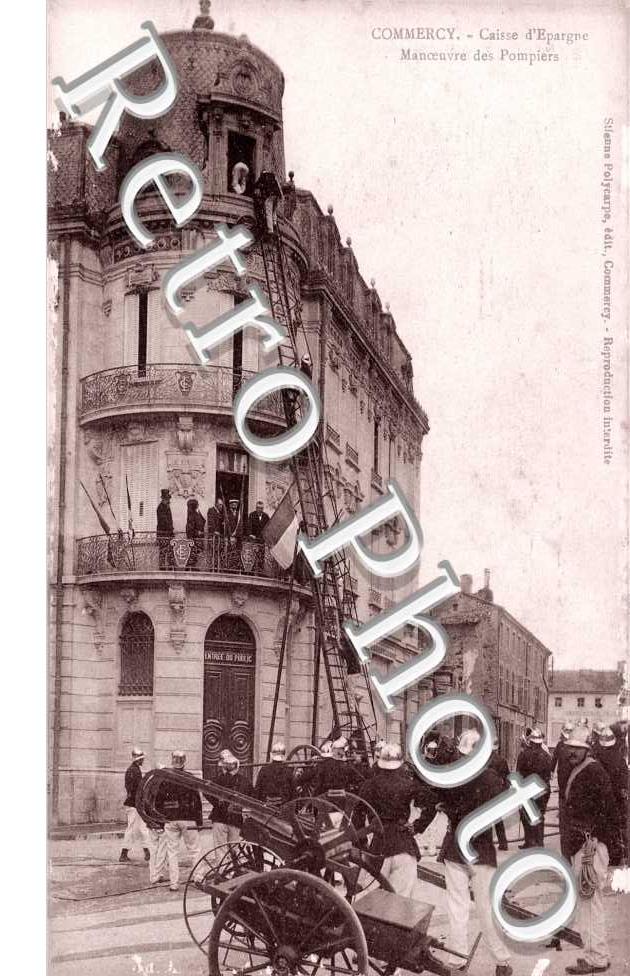 Caisse d'Epargne - Manoeuvre des pompiers