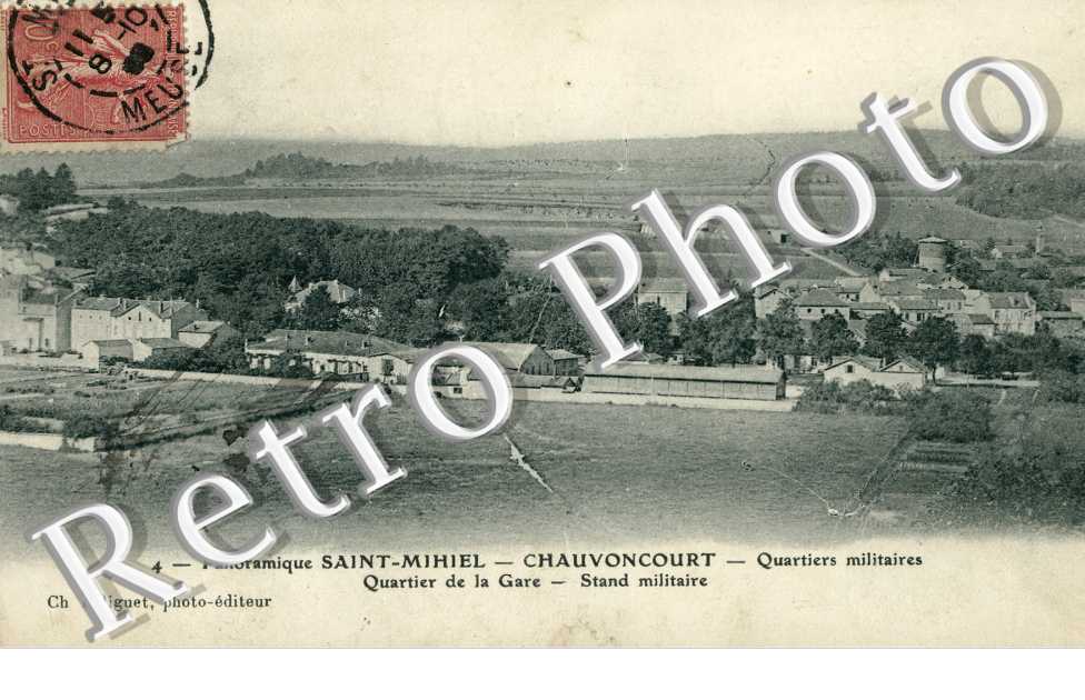 Panorama Saint-Mihiel, Quartiers Militaires, Quartier de la Gare, Stand Militaire