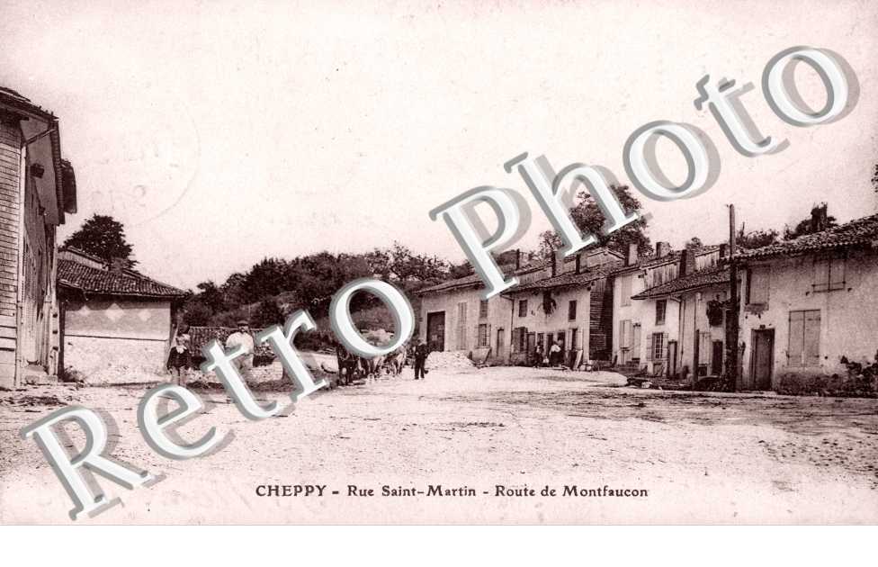 Rue Saint-Martin - route de Montfaucon