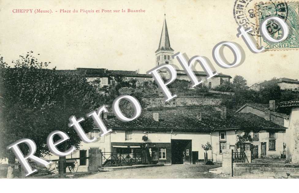 Place du Paquis et pont sur la Buanthe